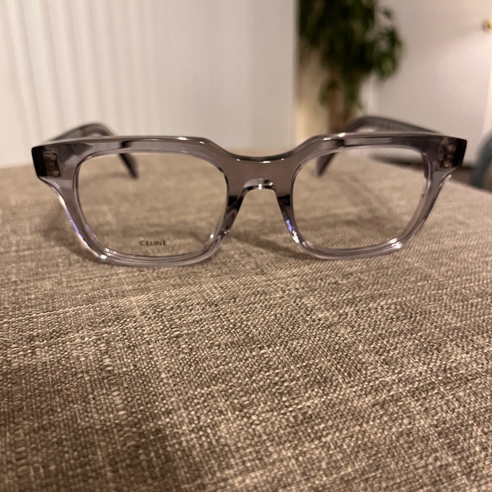 Authentic Celine Frames with Display Lenses Transparent Gray Eyeglasses